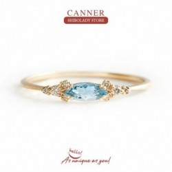 7 mm - 1db 925 sterling ezüst női gyűrű 18k arany minimalista prémium karikagyűrű ajándék finom ékszer