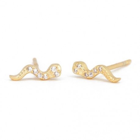 3 (2 db) - Bojt láncok türkiz gyémánt fülbevaló nőknek 925 sterling ezüst piercing fülbevaló pendientes esküvői