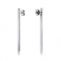 11 (2 db) - Bojt láncok türkiz gyémánt fülbevaló nőknek 925 sterling ezüst piercing fülbevaló pendientes esküvői