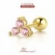 8 - 1 db ezüst 100%    925 ékszer Fülbevaló Női Fülbevaló Női Karika Fülbevaló Piercing Party 18K Gold 2023 Trend