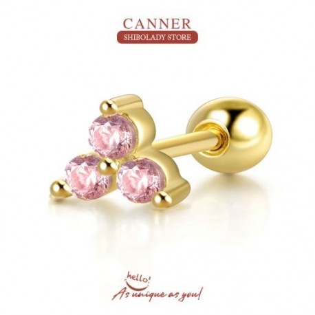8 - 1 db ezüst 100%    925 ékszer Fülbevaló Női Fülbevaló Női Karika Fülbevaló Piercing Party 18K Gold 2023 Trend