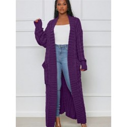 Szín: lila L - Akaily őszi fekete kötött női pulóver 2022-es divatos női laza, hosszú ujjú, Y2k felsők, női, alkalmi