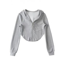 Szín: világosszürke M - Akaily őszi szürke kapucnis pulóverek női divat 2022 rózsaszín hosszú ujjú Y2K pólók