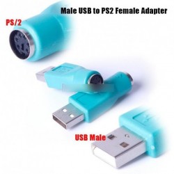 1db USB PS2 adapter konverter PC Billentyűzet Egér