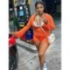 Szín: lila L - Akaily nyári fehér kapucnis nadrágtartó női Bodycon Jumpsuit 2022 Kiváló minőségű One Pieces Outfit