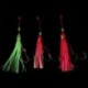 Szín: Világító -10cm - 2db Új Octopus Lure Squid Jig Fishing Puha csalik Big Squid Bionic Csaliszoknya Puha Csali horgokkal