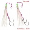 Szín: Világító - 12 cm - 2db Új Octopus Lure Squid Jig Fishing Puha csalik Big Squid Bionic Csaliszoknya Puha Csali