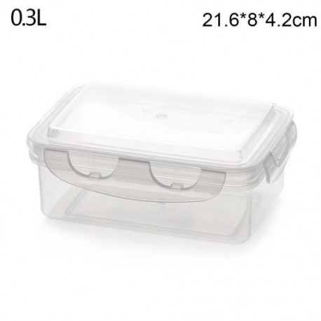Szín: 0,3L- - Műanyag Bento Box Piknik snack tároló edény Élelmiszer-előkészítő ebéddoboz gyerekeknek Iskolai