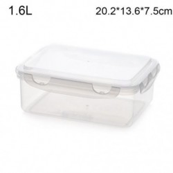 Szín: 1,6L- - Műanyag Bento Box Piknik snack tároló edény Élelmiszer-előkészítő ebéddoboz gyerekeknek Iskolai