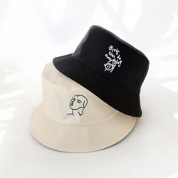 Szín: 16 - Új, kétoldalas vödörsapka unisex pamut hímzésű napozósapka divatos hip-hop Gorro nyári napvédő sapkák