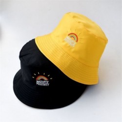 Szín: 18 - Új, kétoldalas vödörsapka unisex pamut hímzésű napozósapka divatos hip-hop Gorro nyári napvédő sapkák