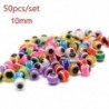 Szín: 10mm 50db - 50/60/100 DB halszem horgászgyöngyök vegyes színű világító Carolina szerelékek adók szerelvények