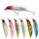 Szín: D szín - 75 mm-es 8g-os többszínű Minnow csalik horgászhorgok, hosszú dobású csalik lézeres csalik kültéri