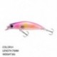 Szín: H szín - 75 mm-es 8g-os többszínű Minnow csalik horgászhorgok, hosszú dobású csalik lézeres csalik kültéri