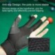 Mérete: fekete-lila - 1 db Spandex Snooker Biliárdkesztyű Bal kéz Három ujjas Snooker Biliárdkesztyű Légáteresztő