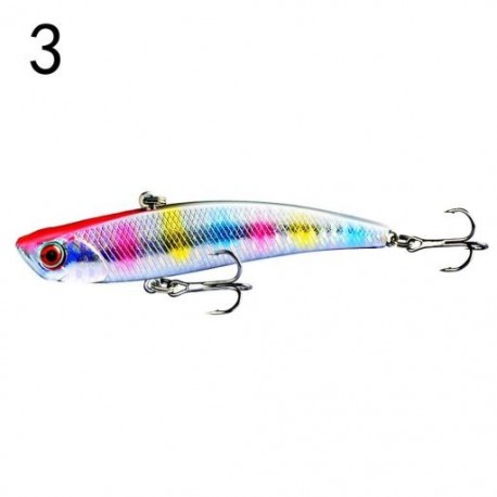 Szín: 3 - 95 cm-es 23G-s horgászhorog wobbler süllyedő mini wobblerek horgászcsalik Crankbait Vib csali kemény csali