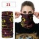 Szín: 1-21 - Divat Nyári Koponya Nyomtatott Légáteresztő Neck Tube Sísál Balaclava Magic Fejkendő Szabadtéri Túra