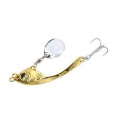 Szín: arany 10g - Fém Mini VIB Spoon Spin Spin flitteres csali csap Kemény csali Crankbait Vibrációs Spinner Süllyedő