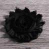 Szín: H klip nélkül - 10 db/tétel 2,6&quot  15 színű Hair Chic Shabby Chiffon Flowers Clipek gyerekeknek Hajkiegészítők