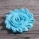 Szín: G klip nélkül - 10 db/tétel 2,6&quot  15 színű Hair Chic Shabby Chiffon Flowers Clipek gyerekeknek Hajkiegészítők