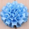 Szín: Lt Blue - 10 DB 5,5 cm-es divat kiváló minőségű elegáns szatén szalag virágok hajhoz kiegészítők hajvirág