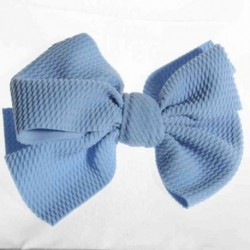Szín: Kék klip nélkül - 5 DB, 13 cm-es 5,1&quot -os új, forrón eladó Seersucker Waffle Boutique haj masni fejpánthoz