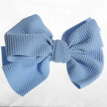 Szín: Kék klip nélkül - 5 DB, 13 cm-es 5,1&quot -os új, forrón eladó Seersucker Waffle Boutique haj masni fejpánthoz