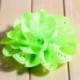 Szín: Lime 1 PC - 1 db 10 cm-es 20 színű divatos üreges kivirágzott fűzőlyukú hajszövet virágok puha, elegáns