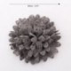 Szín: szürke klip nélkül - 5 DB 8,5 cm-es 3,4&quot  Beauty Handmde Fabric Virágok Hajhoz Kiegészítők Sifon hajvirág