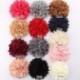 Szín: Fukszia klip nélkül - 5 DB 8,5 cm-es 3,4&quot  Beauty Handmde Fabric Virágok Hajhoz Kiegészítők Sifon hajvirág