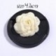 Szín: 4 - 5 db Ivory Cream Series Camellia Rose Chiffon Kézműves szövet virágok fejpántokhoz Haj Virág Kiegészítők