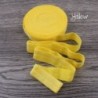 Szín: sárga - 10 yard 5/8&*39 &*39 , 15 mm-es, ráhajtható rugalmas, rugalmas, összehajtható FOE elasztikus szalag