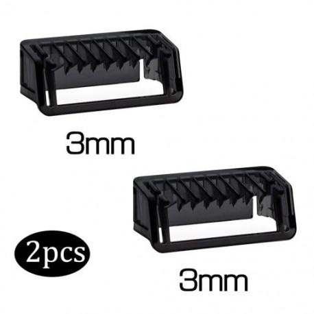 Szín: 3mm 2db - Fésű 1 2 3 5 mm-es trimmer borotva szakállfésű Philips Oneblade Qp2520 Qp2530 Qp2620 Qp2630 Qp6510 Qp6520