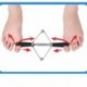 Hallux Valgus Corrector öv helyreállítási edzés edzőheveder lábujjleválasztó nagylábujj nyújtó elválasztó