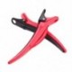 Szín: Rose Red - 6 db-os hajformázó kapocs Dolphin fodrászat hajkapcsok Pro Salon Barrette vágás Hajtű formázó