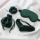 Szín: pezsgő - 4db Sleeping Silk éjszakai szemmaszk fejpánt hajnyakkendő alvást segítő szemkötő szövettáskával
