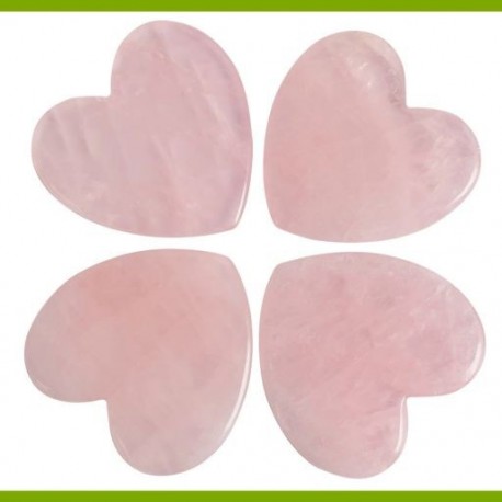 Természetes Jade Gua Sha Board Szív alakú kaparó masszírozó Arckő kaparó Akupunktúrás masszírozó arcbőrápoló