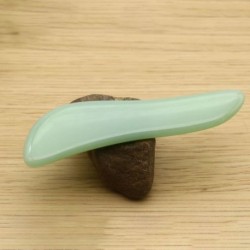 1db Masszírozó arcra Gua sha Természetes Gyanta Bianstone jade Gua sha Testmasszázs Kaparó Szépség Egészség Guasha