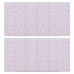 70 pár szempillahosszabbító papírfoltok szempilla szem alatti párnák szemcseppek matricapakolások beoltott műszempillák