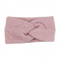 Szín: F - 1 db pamut széles vastag fejpántok nőknek tél ősz elasztikus fülmelegítő fejpánt turbán hajtartozékok