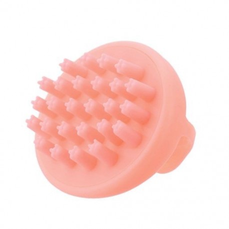 Szín: narancs - Szilikon sampon fejbőr hajmasszírozó sampon masszázsfésű Escova De Cabelo fürdőmasszázs fejbőr