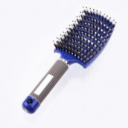 Szín: Kék hajjal - Pro Comb Hajkefe Fejbőr Masszázs Hajkefe Sörte Nylon Nedves Göndör Detangle Szalonokhoz Fodrászat