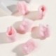 Szín: rózsaszín - 6db Heatless Curling Rod fejpánt No Heat Silk Curls Szalag Hajhengerek Alvás Puha Hajpánt Lazy