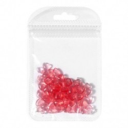 Szín: rózsaszín - 100db Love Heart körömdíszítés strassz lapos fenekű Mix alakú, csillogó kristályfúró kövek 3D