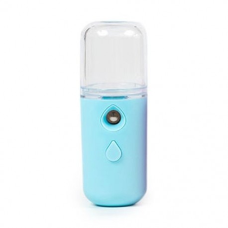 Fekete szín - 30 ml-es Mini Nano arcpermetező USB porlasztó arcgőzölő párásító bőrápoló arcmasszázs bőrápoló