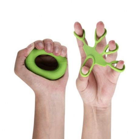 Szín: zöld 40LB - Szilikon markolat eszköz ujjtorna hordágy ízületi gyulladás kézi markolat tréner Erősít