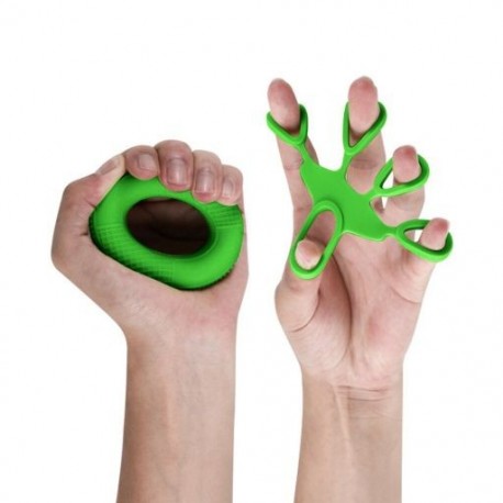 Szín: zöld 50LB - Szilikon markolat eszköz ujjtorna hordágy ízületi gyulladás kézi markolat tréner Erősít