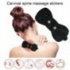 Szín: 1 SZETT - Hordozható Smart Neck nyaki gerinc masszírozó USB újratölthető hát derék váll izom relax