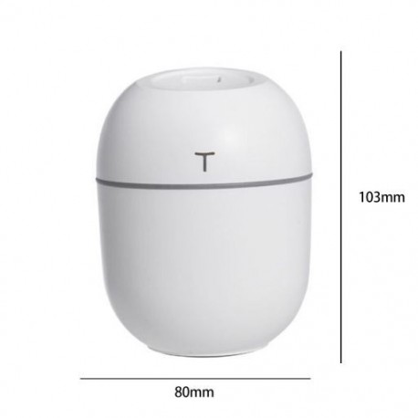 Szín: 01 - Hordozható légnedvesítő 200 ml ultrahangos aroma illóolaj diffúzor USB Cool Mist Maker tisztító