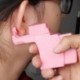 Szín: D - Füllyukasztó fegyverkészletek eldobható steril füllyukasztó egység porc Tragus Helix piercing pisztoly NO Pain